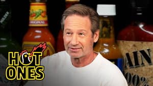 David Duchovny Lives the Technicolor Universe While Eating Spicy Wings