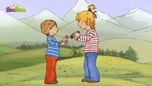 Conni at the mountains