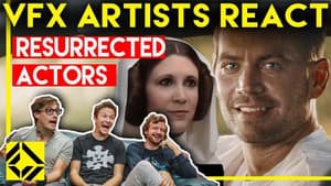 VFX Artists React to Resurrected Actors Bad & Great CGi
