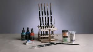 Artist Brushes, DEF Tank Heaters, Game Tables, Art Glass Wall Sconces