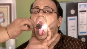 Bhide Is Struggling With The Whistle Stuck In His Throat