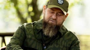 Ramzan Kadyrov in camouflage