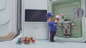Air Rescue: Pups Save a Hum-stronaut