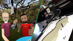 Virtual Hangout in Facebook Spaces