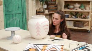 Native American Acoma Pottery & an Alabama Ring Bottle