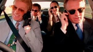 Four Men in a Car