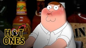 Peter Griffin Bares It All While Eating Spicy Wings