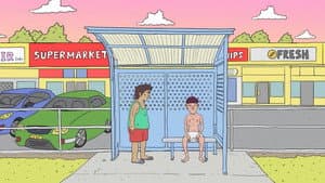Damo at the Bus Stop