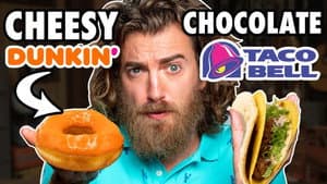 Cheesy Chocolate Food vs. Chocolate Cheesy Food Taste Test