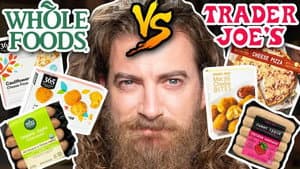 Whole Foods vs. Trader Joe's Taste Test | FOOD FEUDS