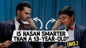 Is Hasan Smarter than a 13-Year-Old Math Genius? (No)