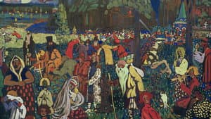 Colorful Life (1907) by Wassily Kandinsky