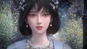 Peach Blossoms and Faces