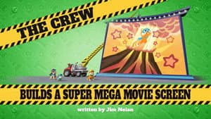 The Crew Builds a Super Mega Movie Screen