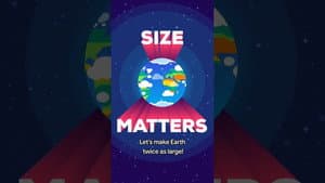 Let's Make Earth Twice as Large!
