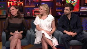 Molly Shannon, Helene Yorke, and Drew Tarver