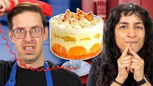 Champagne Lychee Sorbet vs. Mimosa Trifle