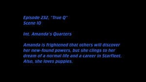 Deleted Scenes: S06E06 – True Q