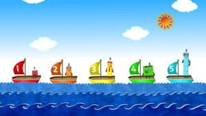 Numbersongs: Five Little Boats