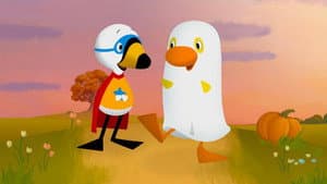 Go Trick or Treating / Three-Legged Race
