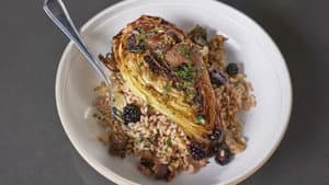 Harfoots Roasted Caraflex Cabbage - A Lord of the Rings Inspired Meal