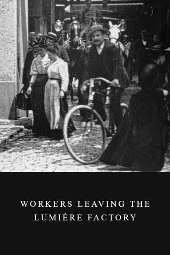 Arbeiter verlassen die Lumière-Werke