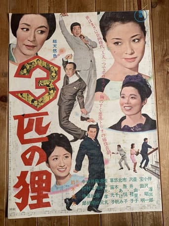 3匹の狸