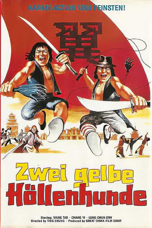 Zwei gelbe Höllenhunde