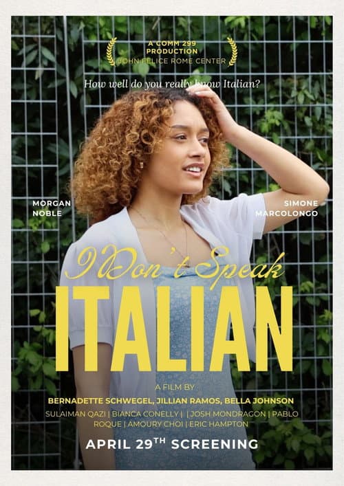 I Don't Speak Italian