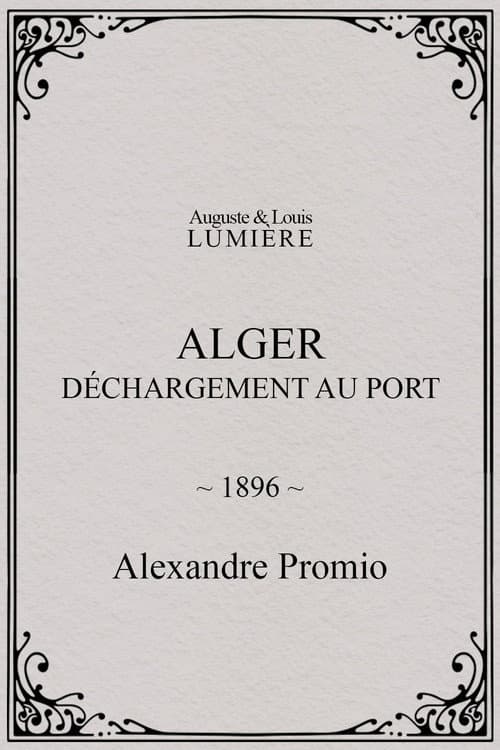 Alger : déchargement au port
