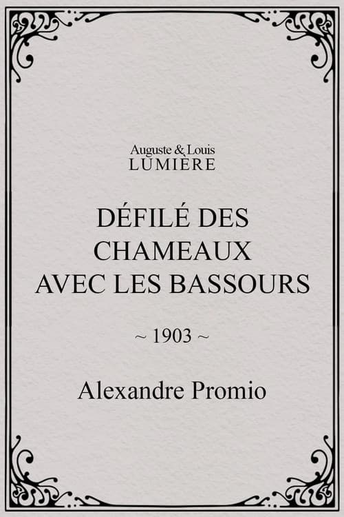 Défilé des chameaux avec les Bassours