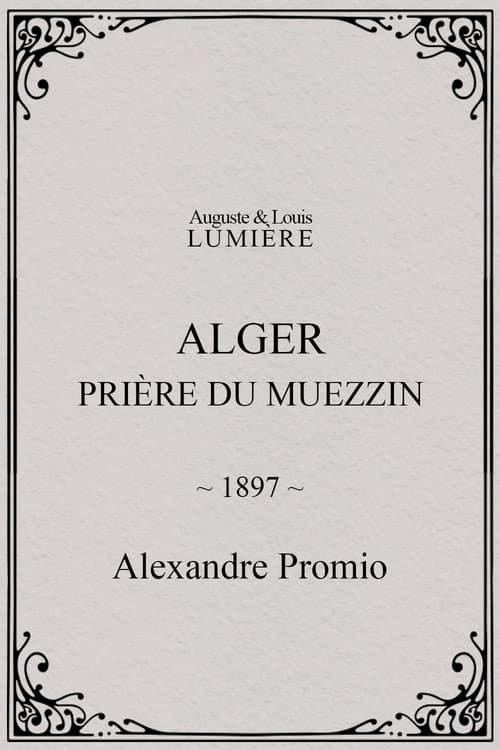 Alger : prière du muezzin
