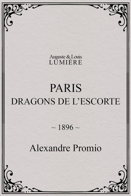 Paris : dragons de l’escorte
