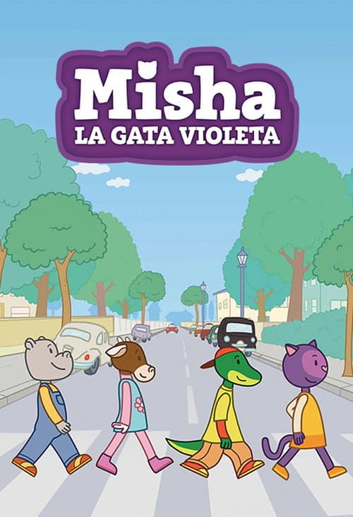 Misha, la gata violeta