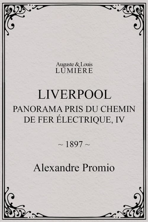 Liverpool, panorama pris du chemin de fer électrique, IV