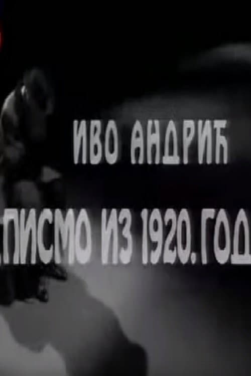Pismo iz 1920.