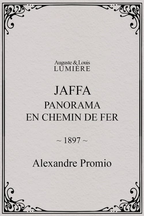 Jaffa : panorama en chemin de fer