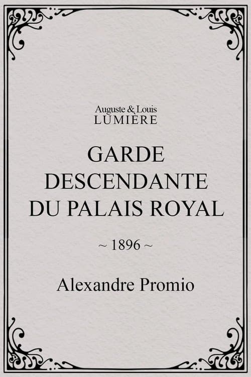 Garde descendante du palais royal