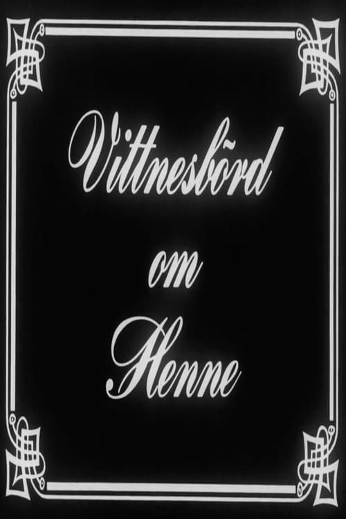 Vittnesbörd om henne