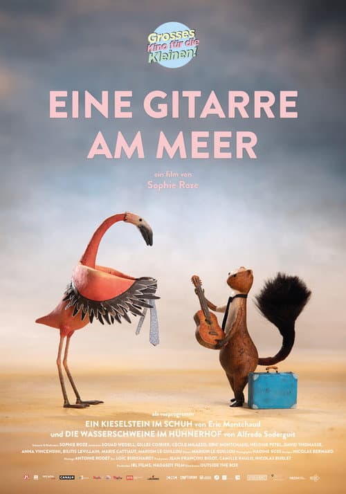 Eine Gitarre am Meer