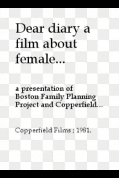 Dear Diary: A Film About Female Puberty