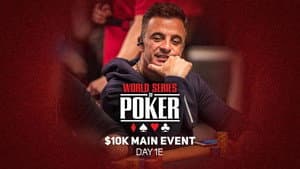 WSOP 2021 Main Event Day 1E