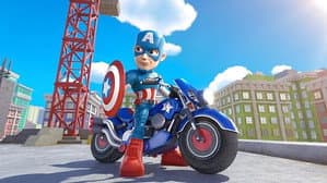 Captain America Lends a Hand