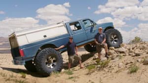 Ford F354 Monster Truck vs. Johnson Valley rocks