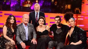 Kelsey Grammer, Tamsin Greig, Salma Hayek, Rhod Gilbert, Alicia Keys