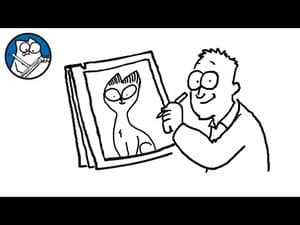 Simon Draws: Siamese Cats