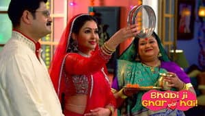 Tiwari and Angoori Celebrate 'karva Chauth'