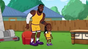 LeBron and Zhuri James