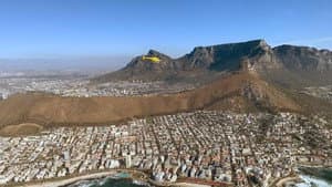 Departure in Cape Town