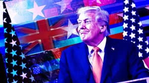 Trump Visit Turns Political
